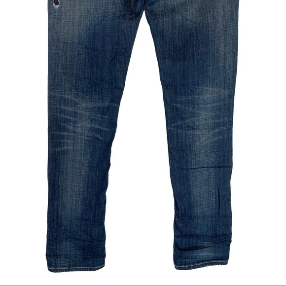 R13 Slouchy Distressed Slim Leg Denim Jeans Size 25 - Picture 6 of 9